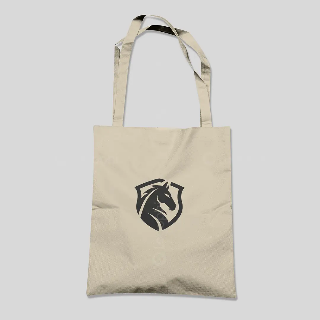 Horse Shield Logo for sale Bag mockup
