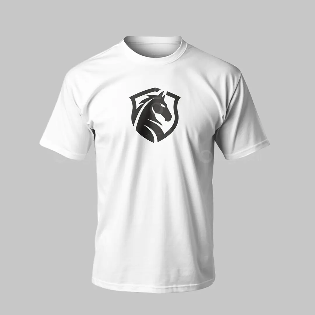 Horse Shield Logo for sale T-Shirt mockup