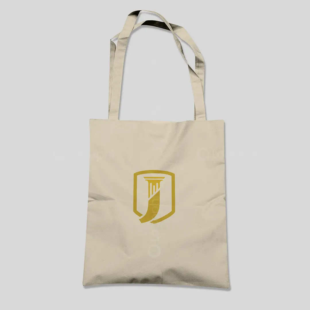J Pillar Shield Logo for sale Bag mockup