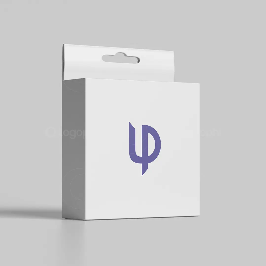LP Phi Monogram Logo for sale Box Mockup