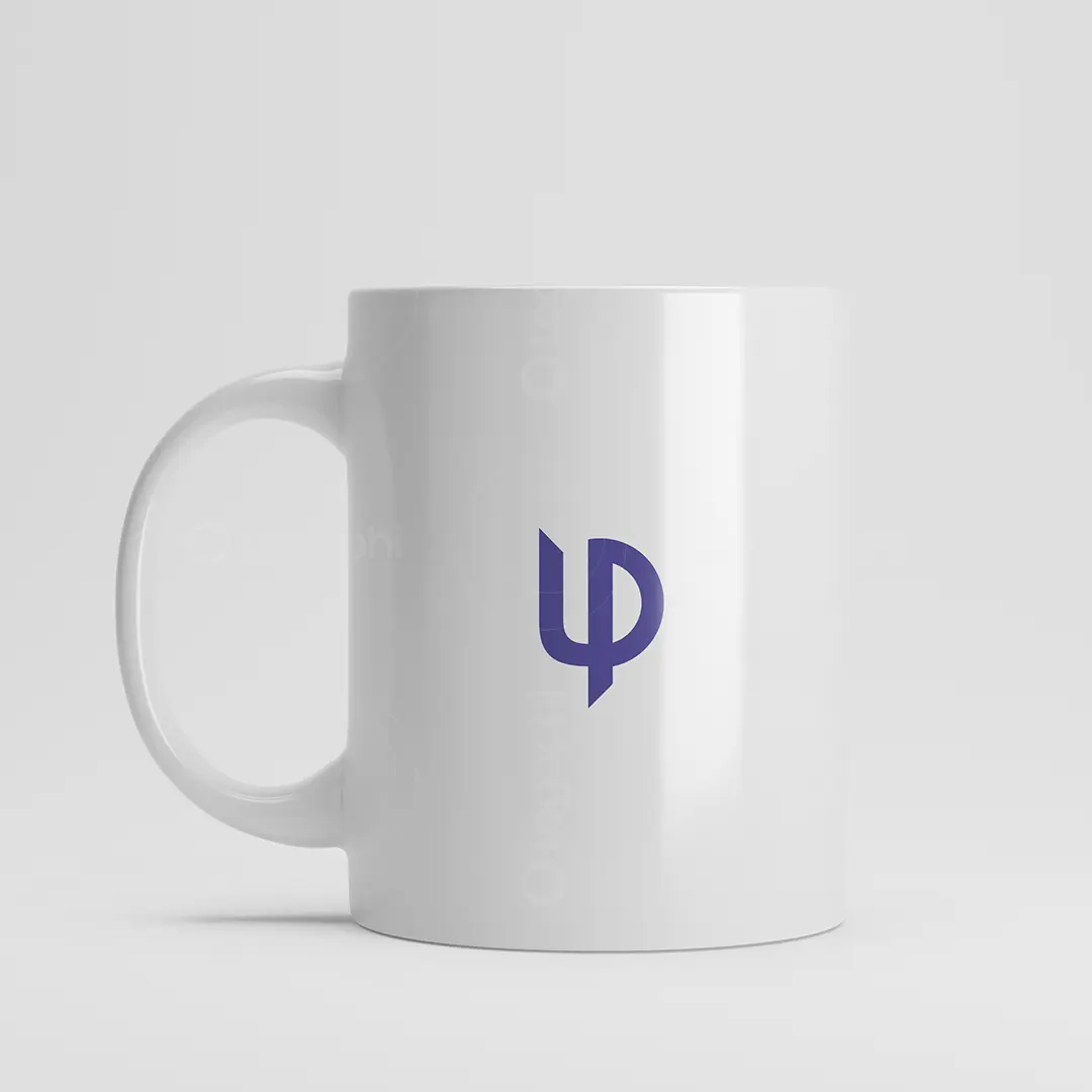 LP Phi Monogram Logo for sale Mug Mockup