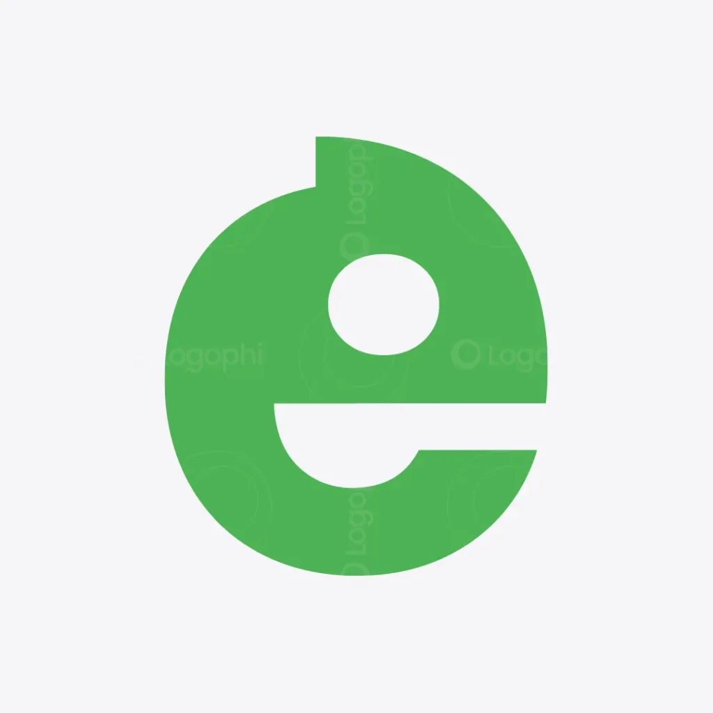 Letter E Chameleon Logo for sale