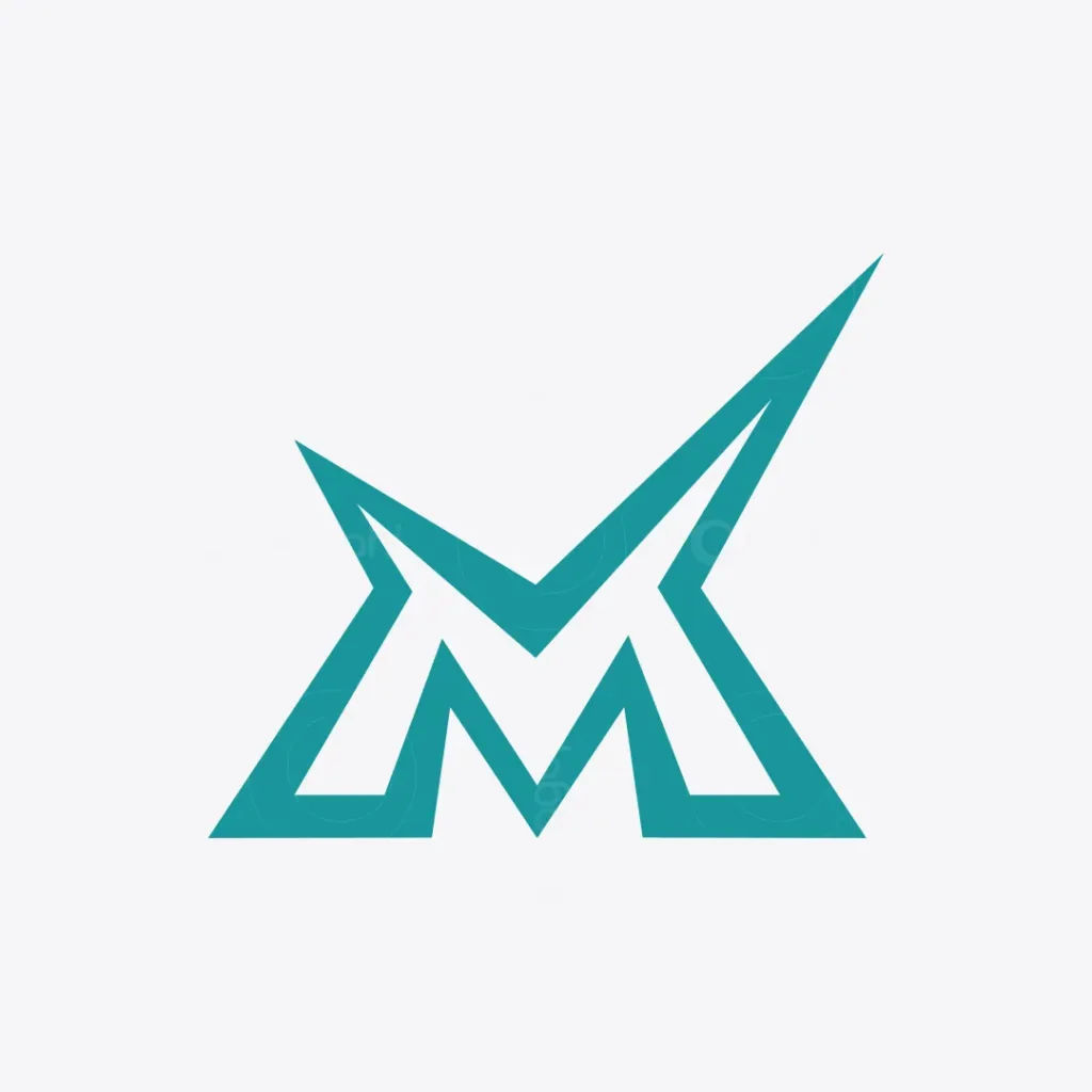 M Check Mark Logo for sale