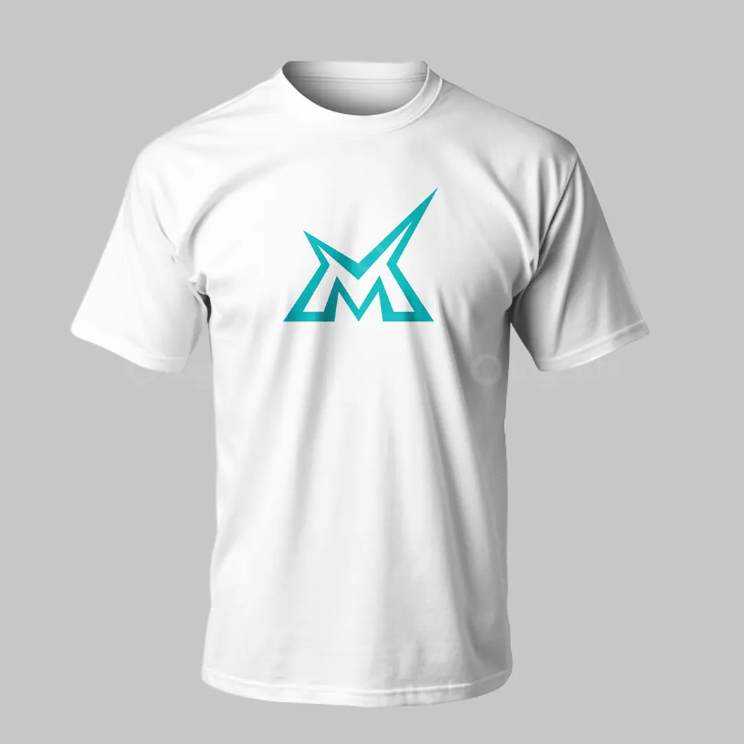 M Check Mark Logo for sale T-Shirt Movckup