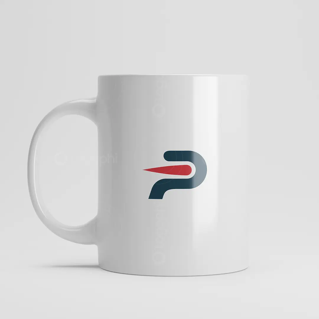 P Comet Logo for sale Mug Mockup