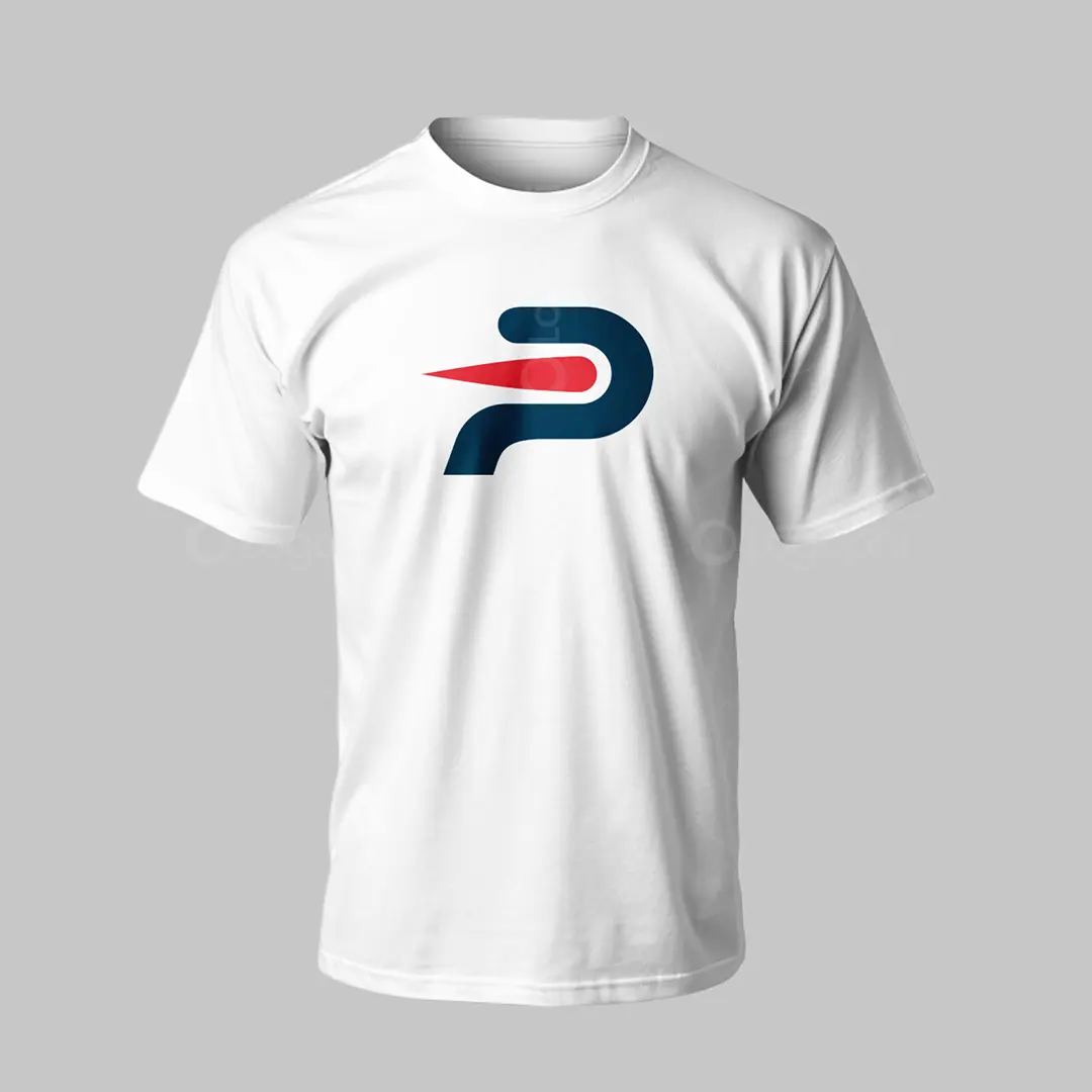 P Comet Logo for sale T-Shirt Mockup
