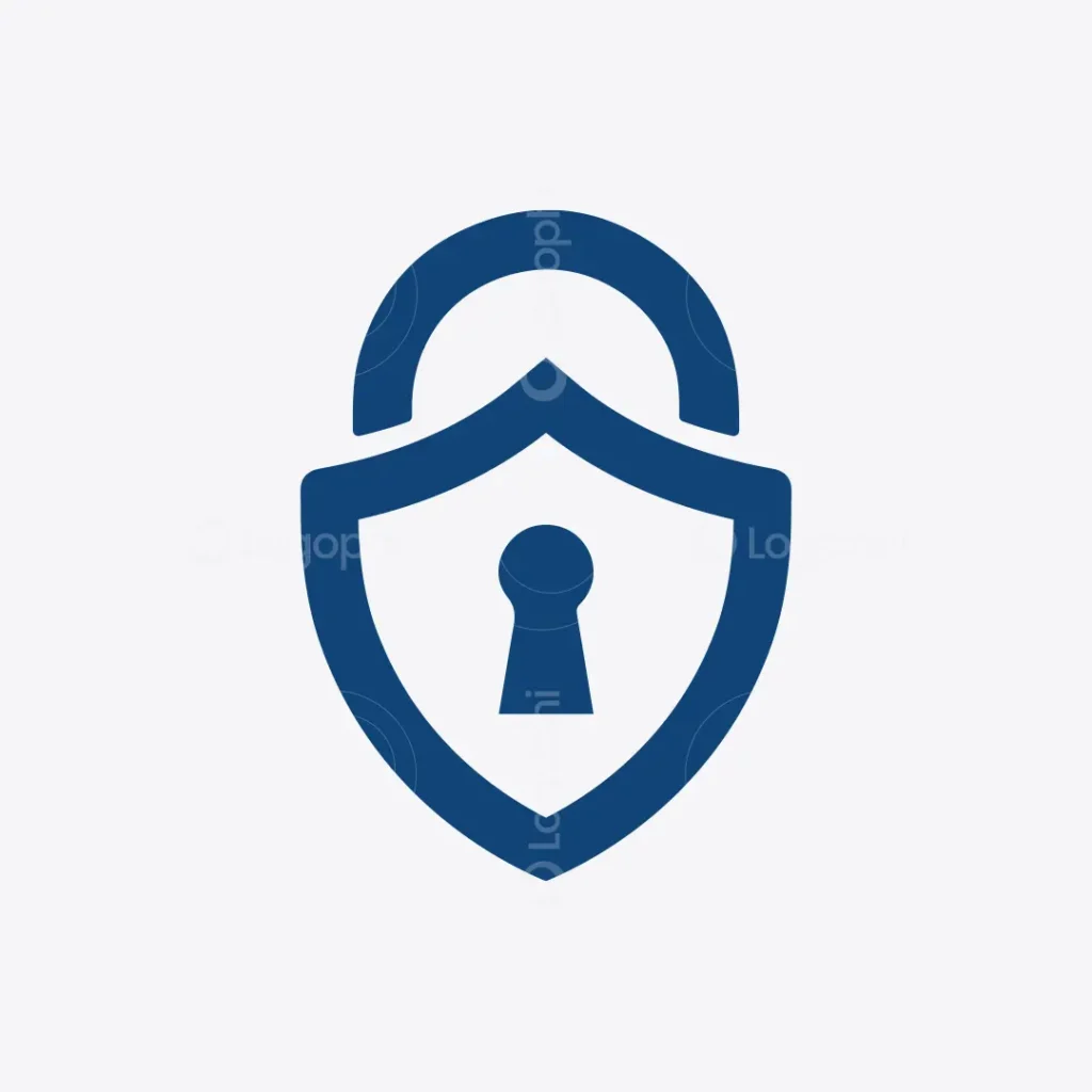 Padlock Secure Shield Logo for sale