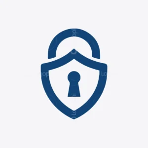 Padlock Secure Shield Logo for sale