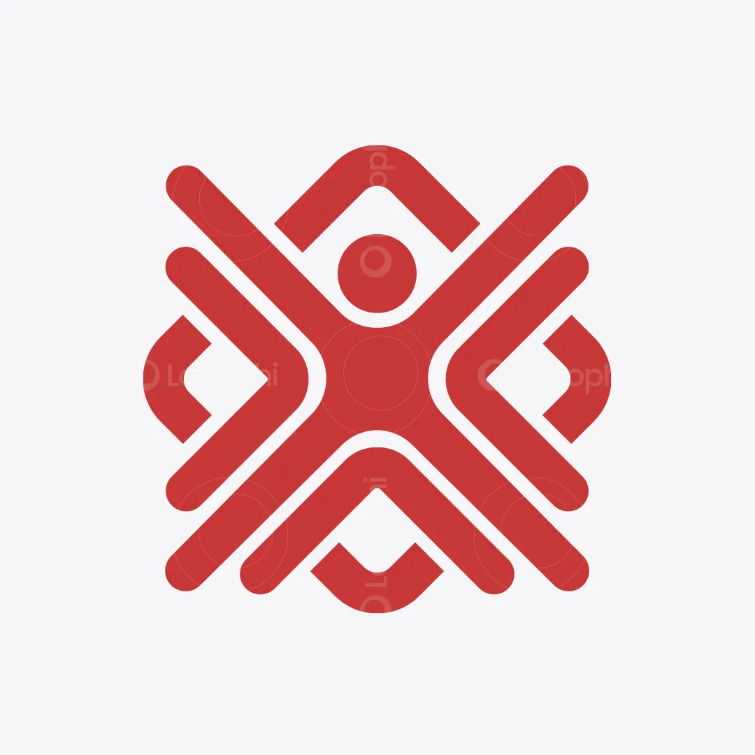 REd Human Tech Motion Logo for sale