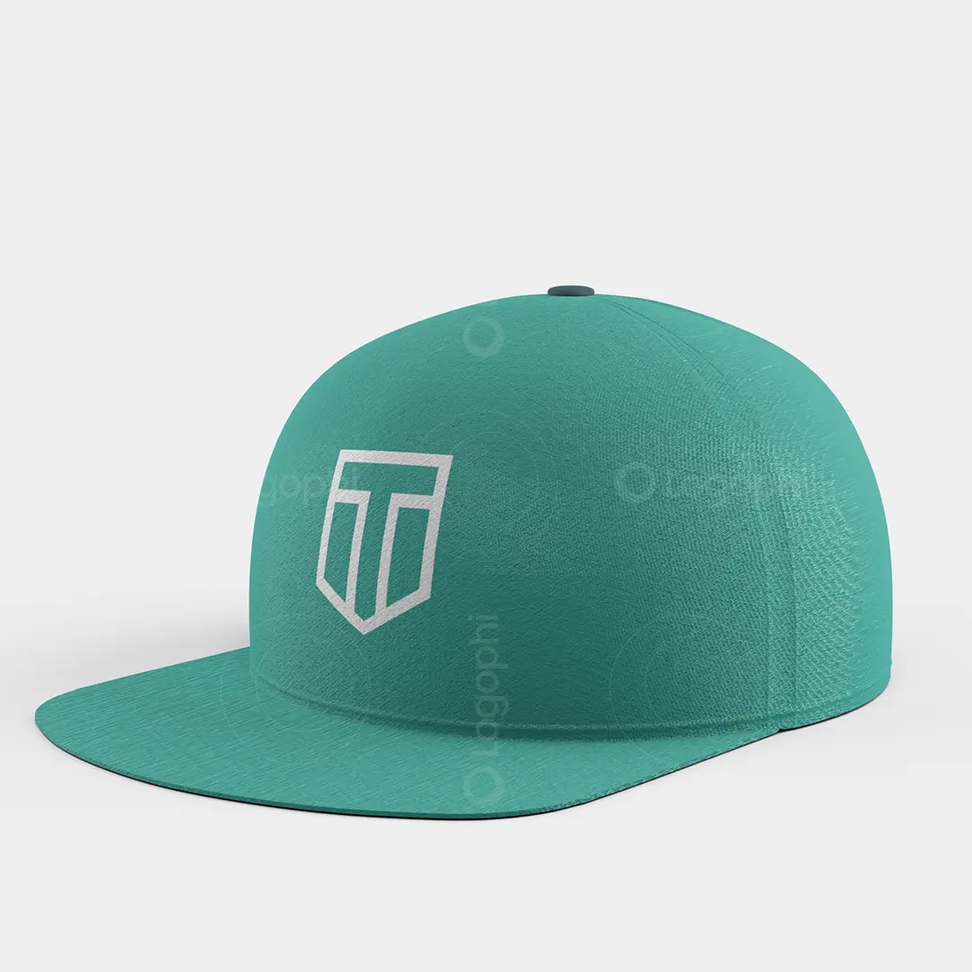 T Shield Emblem Logo for sale Hat Mockup