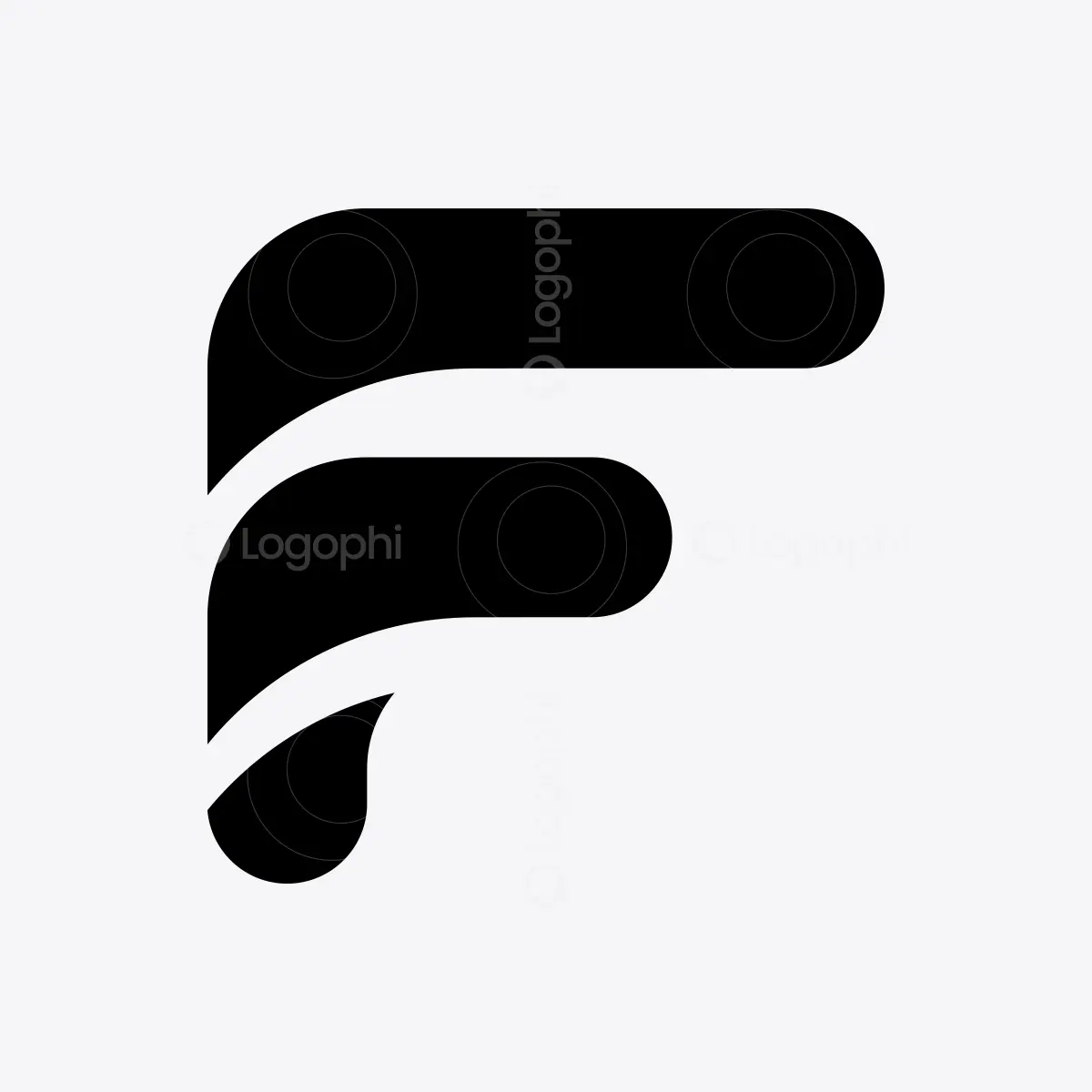 Black Flow F Logo for sale