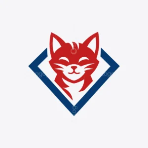 Cat Emblem Logo For sale