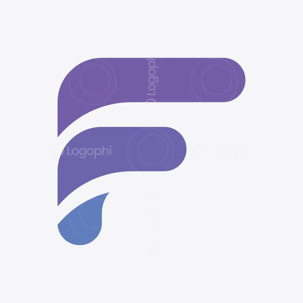 Flow F Logo for sale