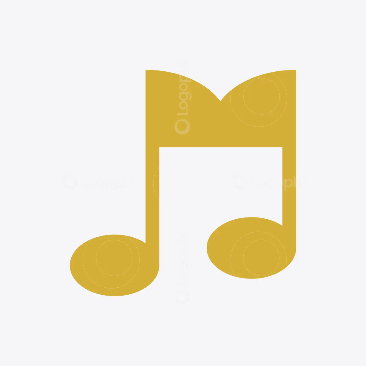 Gold Serbian Folk Music Logo for sale