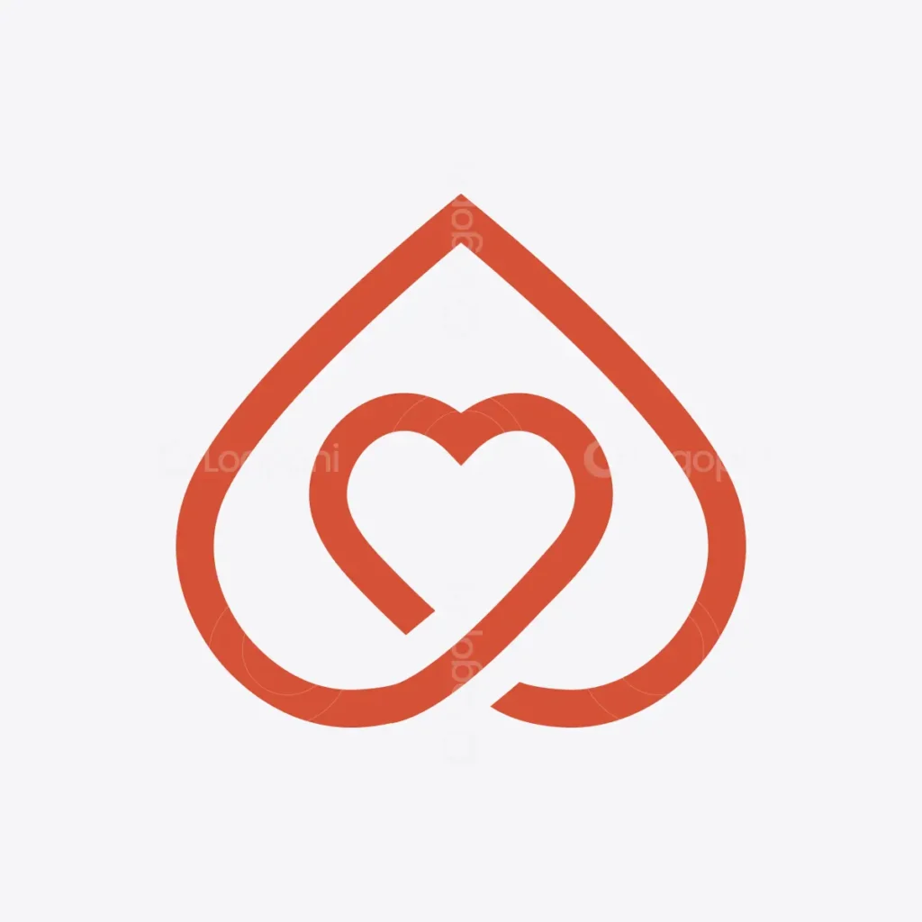 Heart Spade Logo for sale