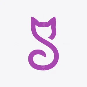 Letter S Cat Logo for sale