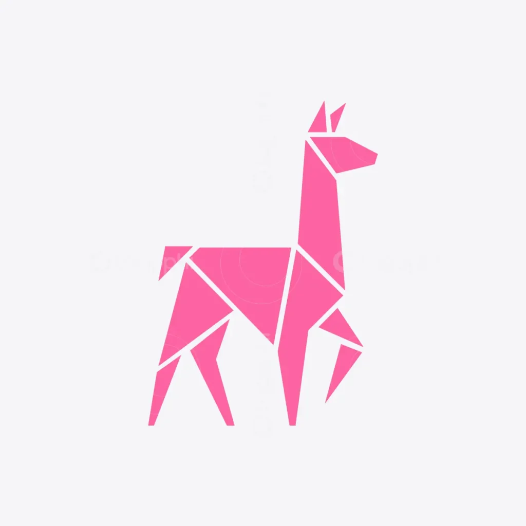 Polygon Llama Logo for sale