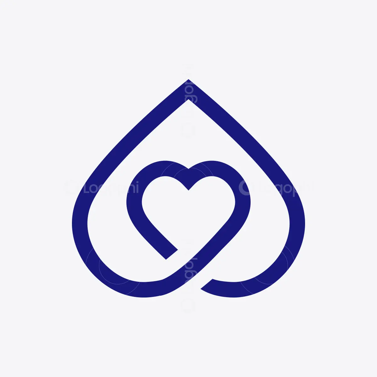 Purple Heart Spade Logo for sale