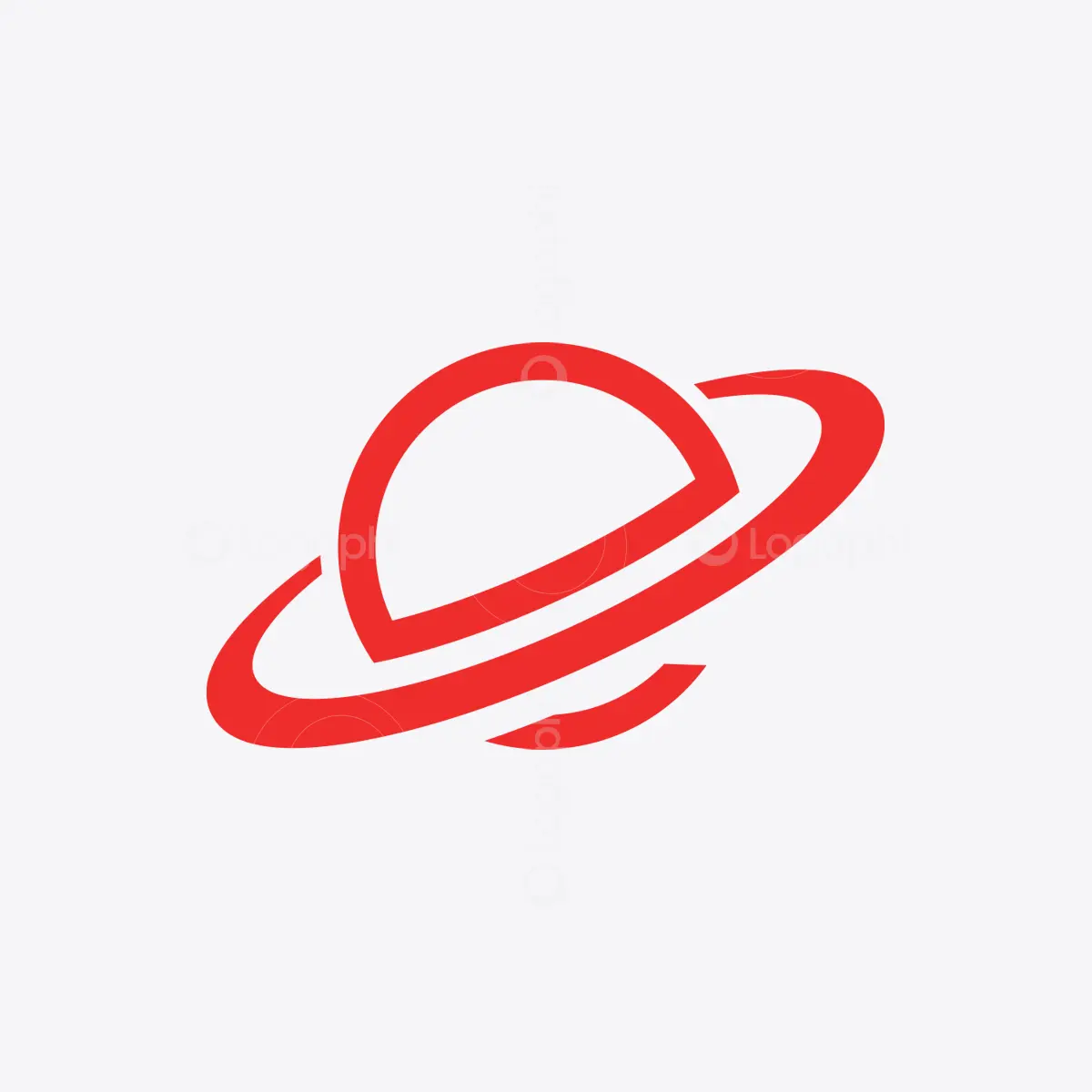 Red Letter e Saturn logo for sale
