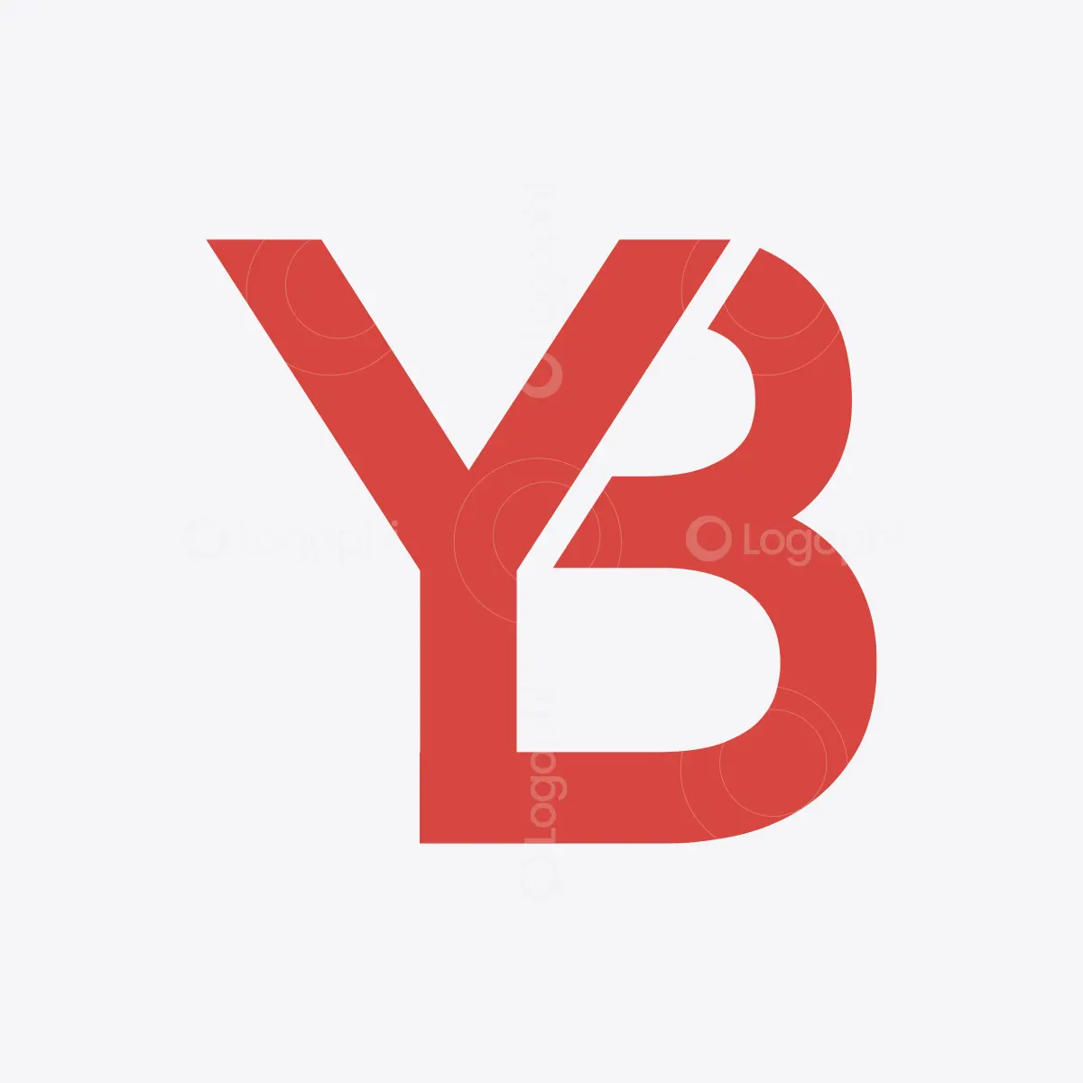 Red YB Monogram Logo for sale