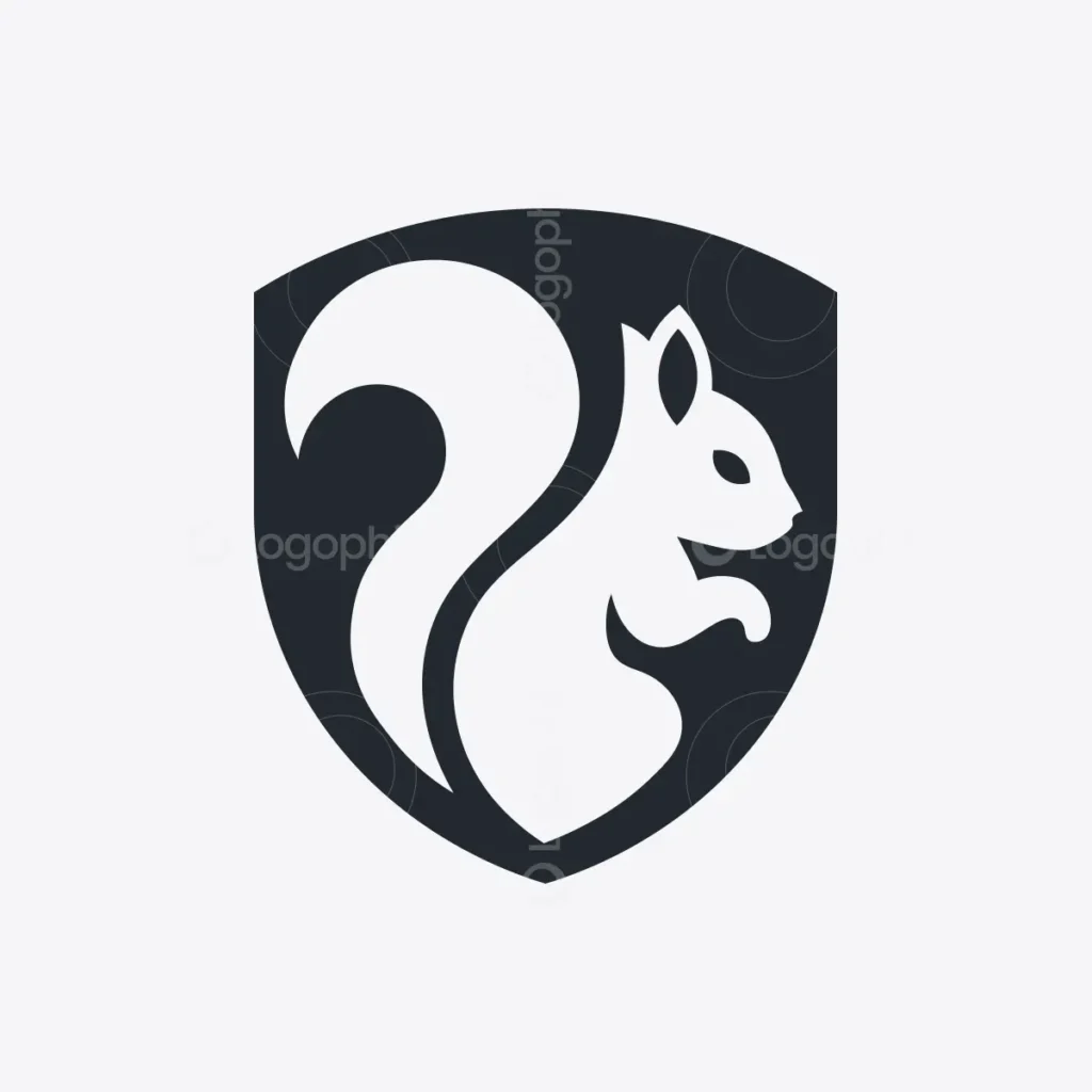 Squirrel Shield Logo for sale