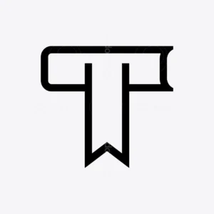 T Bookmark Book Logo for sale