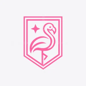 original color flamingo shield logo for sale