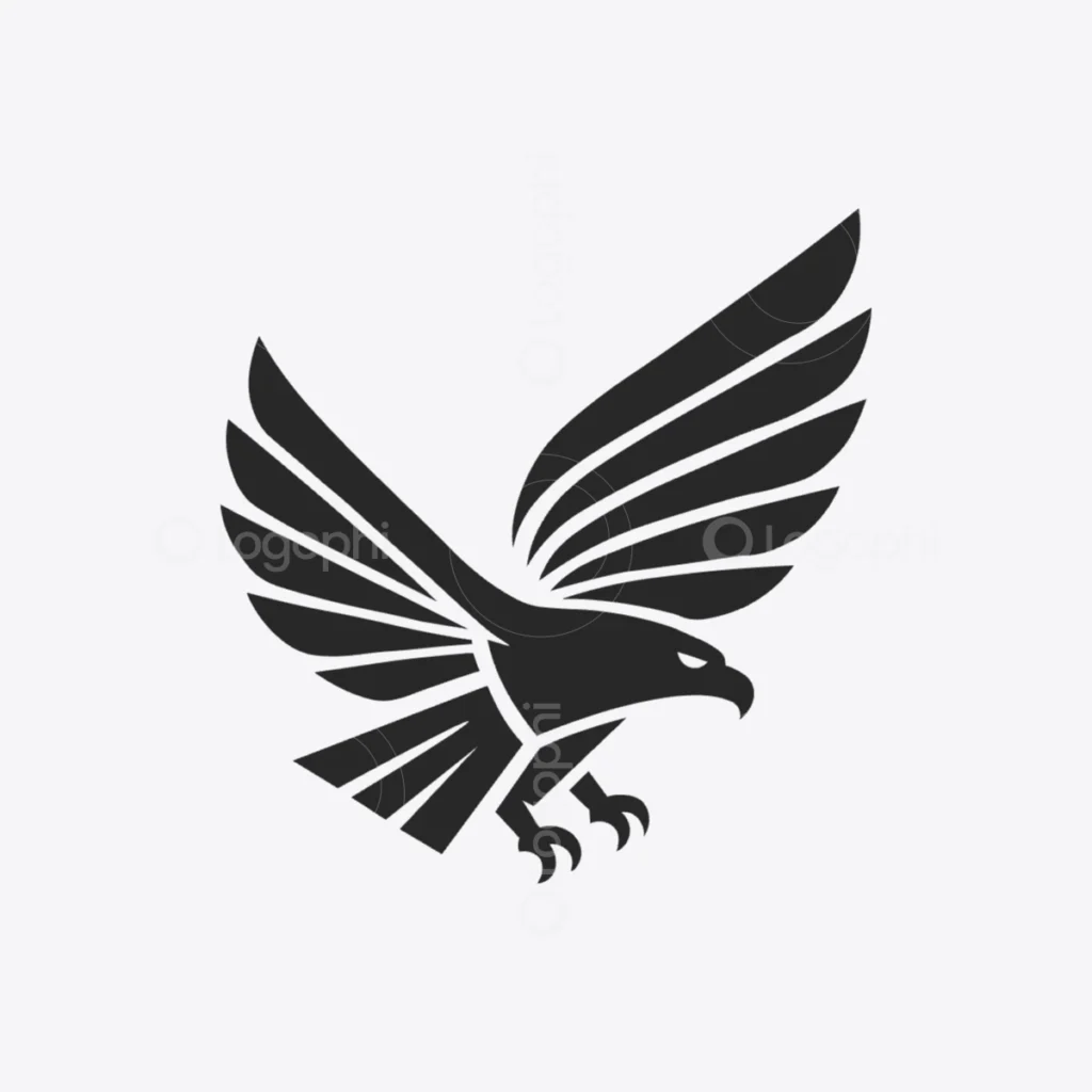 original color flying hawk logo for sale