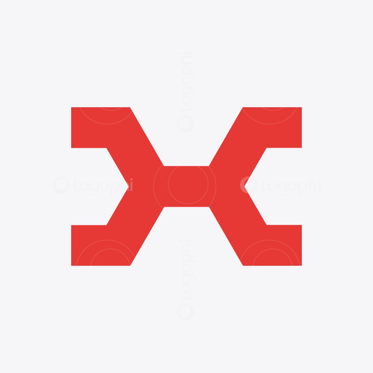 red h wrench logo for sale